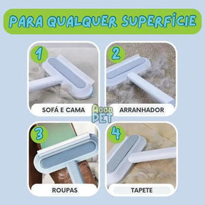 Removedor de Pelos Pet 3 em 1 - AccoClean