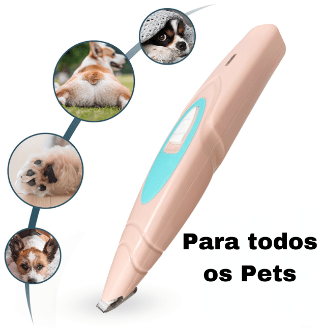 Aparador de Pelos Elétrico para Pets - AccoPet