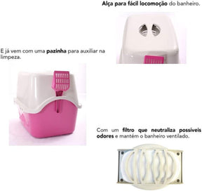 Banheiro Fechado para Gatos - AccoPet