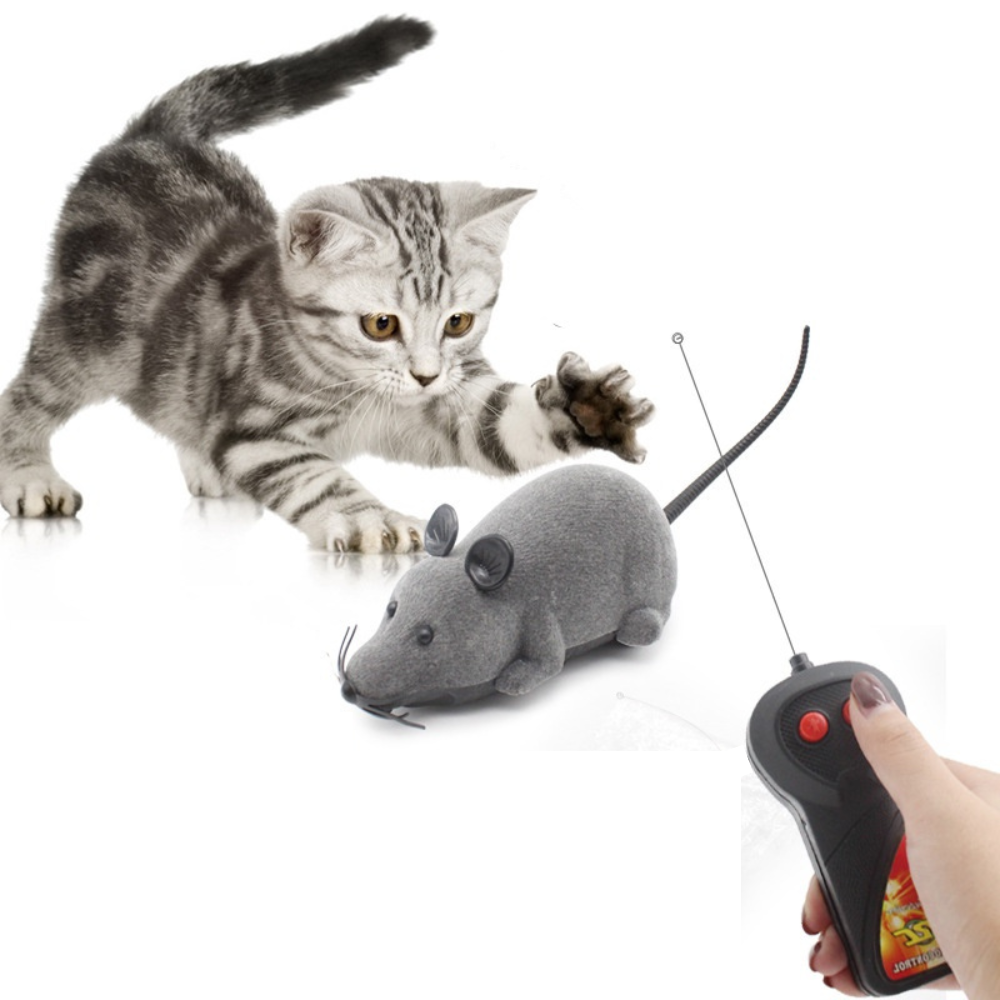 Brinquedo Rato de Controle Remoto para Gatos - AccoPet