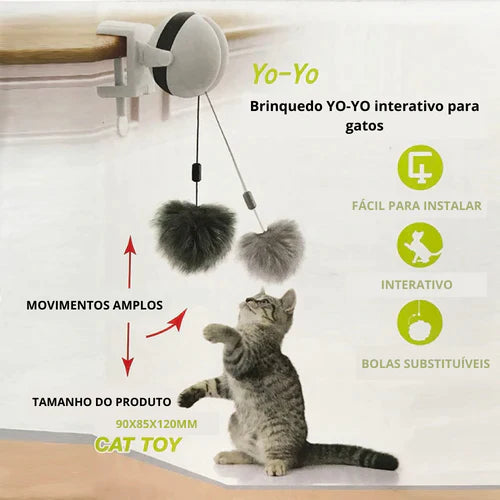 Brinquedo YoYo Elétrico para Gatos - AccoPet